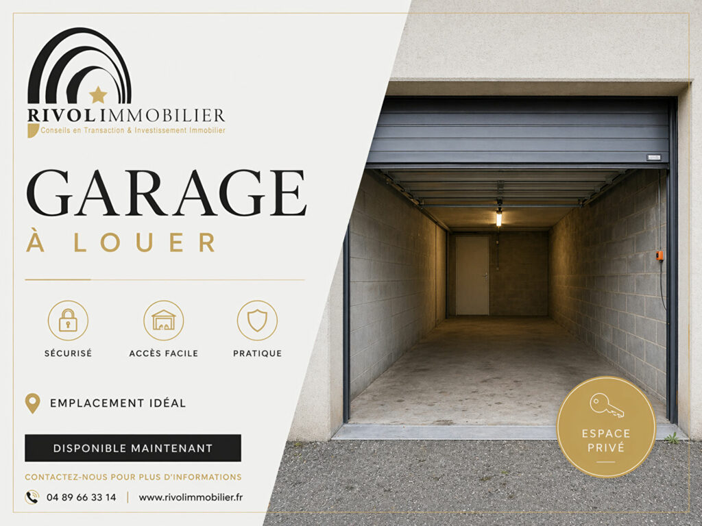 A LOUER – Garage en sous-sol – LA SEYNE SUR MER